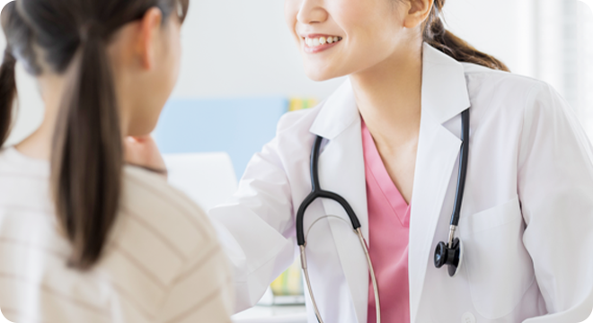 女性医師による診療 